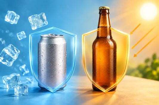 Bierdose oder Glasflasche - was schützt besser?