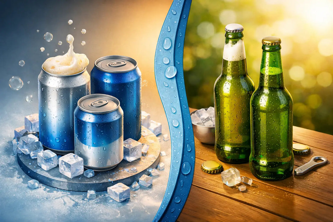 Dosenbier oder Flaschenbier: Was bleibt frischer?