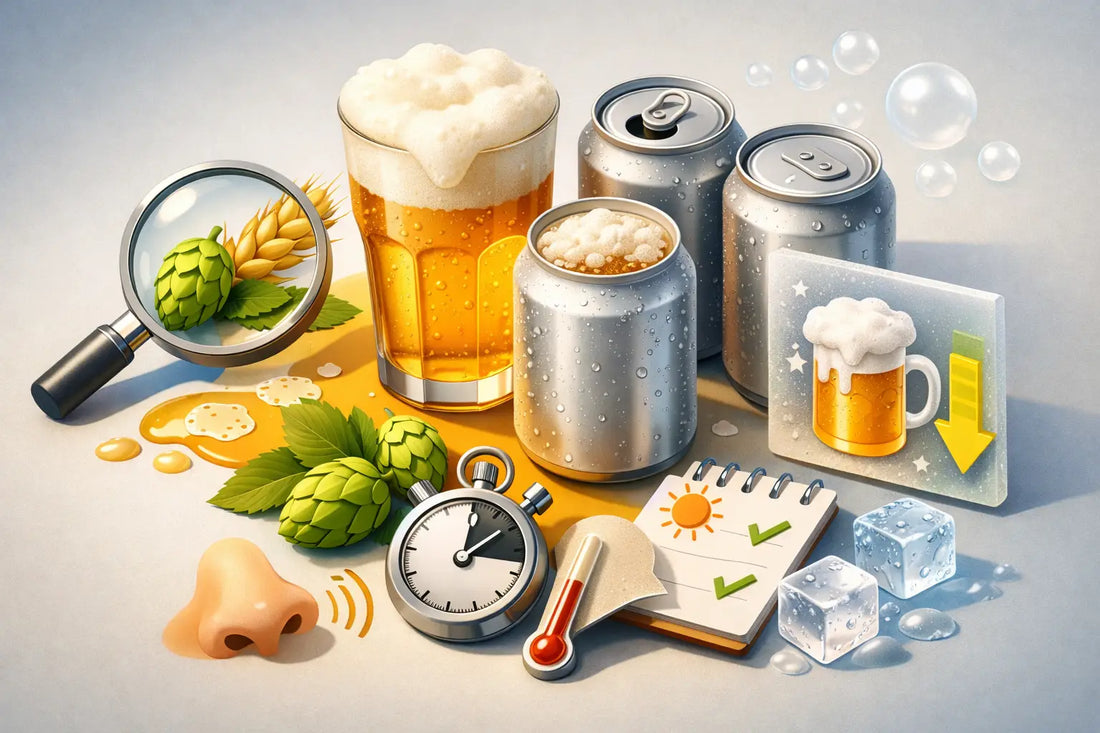 Wie erkennt man frisches Bier? 7 klare Zeichen