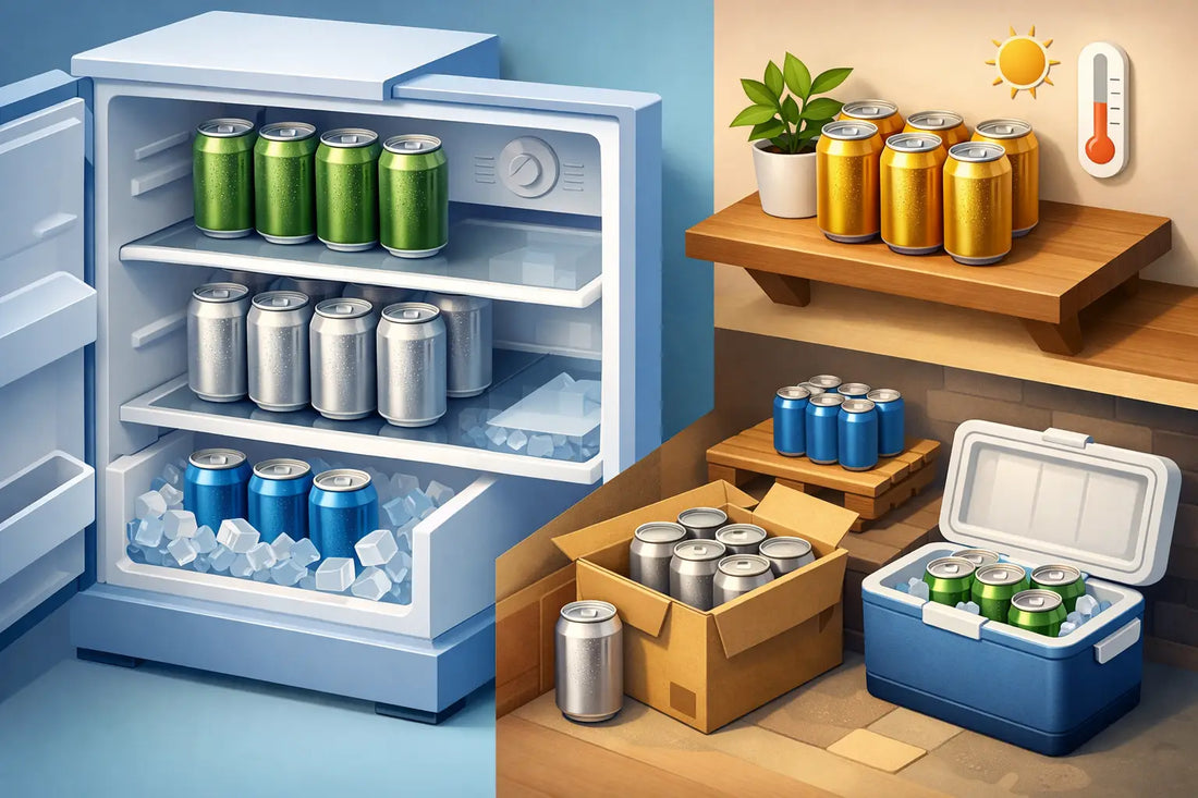 Wie lagert man Dosenbier richtig zu Hause?